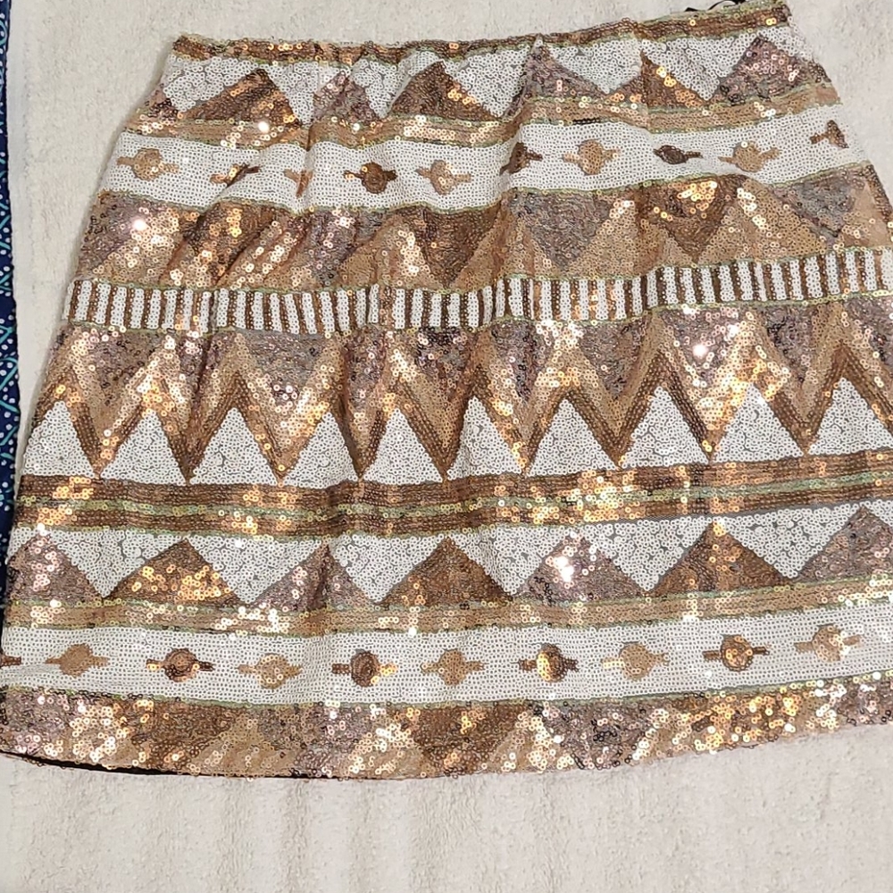 Sequin skirt